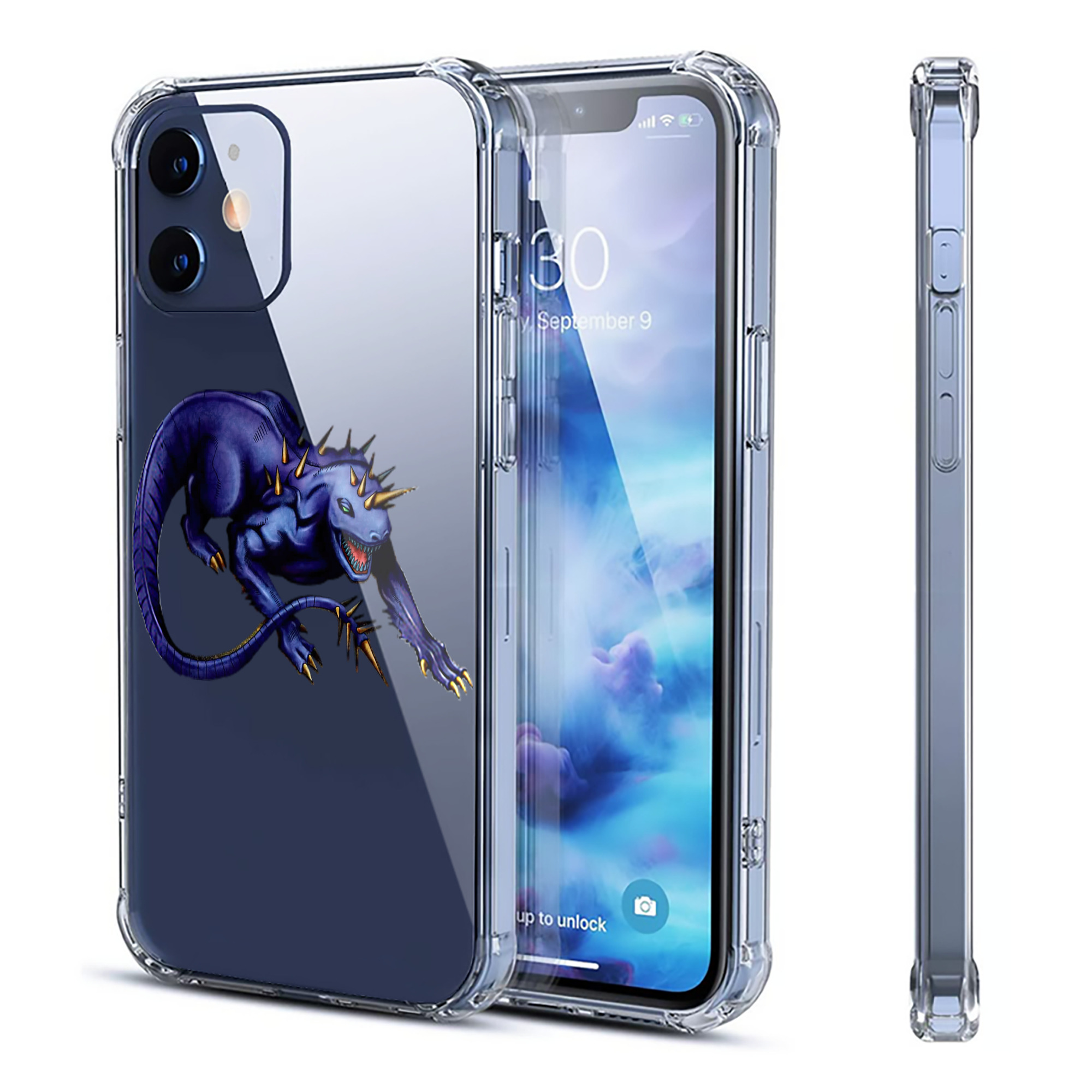 （画像用） 遊☆戯☆王 Yu-Gi-Oh! 【iPhone 12シリーズ対応】透明スマホケース（クリアソフトケース）